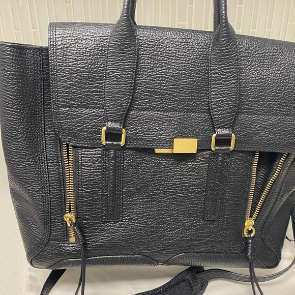BRAND NEW Phillip Lim Pashli Satchel - Large/Black - Picture 4 of 6